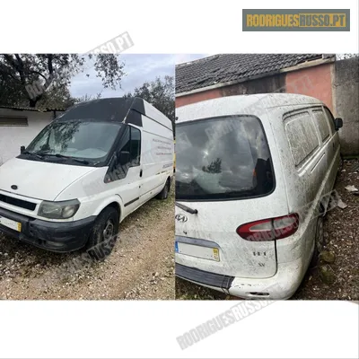 Carrinhas Ford Transit 2001 e Hyundai 1999